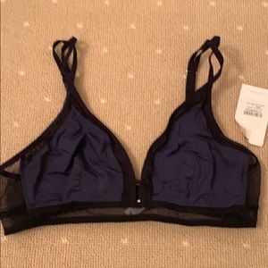 Lively Mesh Navy & Black Bralette - New with Tags.